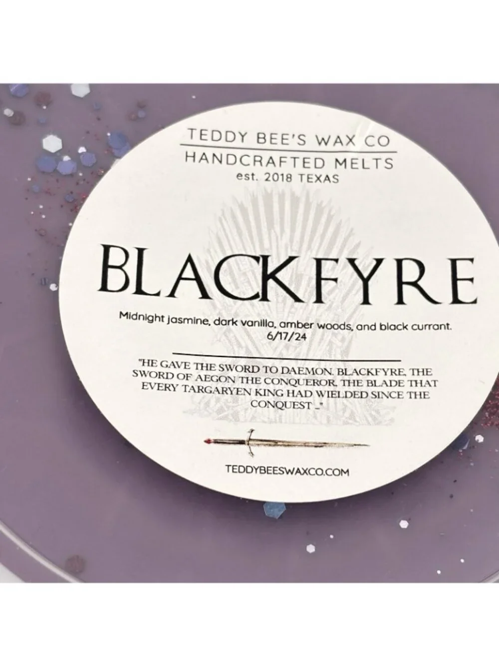 2 Teddy Bee’s Vendor Wax Melts Mixed Size Soufflés Black Fyre Lost Orange Grove
